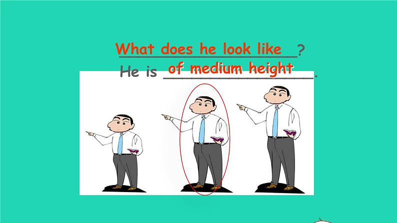 英语人教版七年级下册同步教学课件unit 9 what does he look like section a(1a-1c)第8页