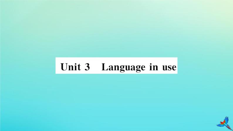 英语外研版九年级上册同步教学课件module7 great books unit3 language in use习题01