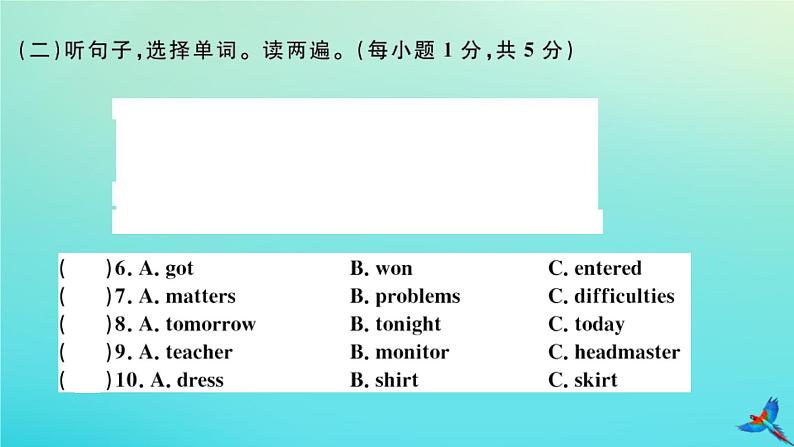 英语外研版九年级上册同步教学课件module11 photos 检测卷习题03
