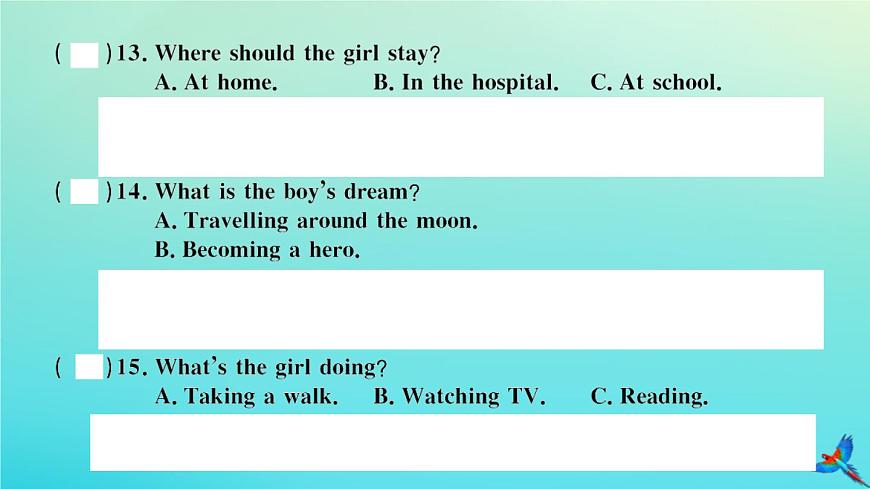 英語外研版九年級上冊同步教學(xué)課件module6 problems 檢測卷習(xí)題第5頁