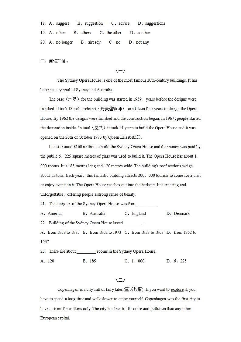 10.3 Module 10 Unit 3 Language in use(练习题)第3页