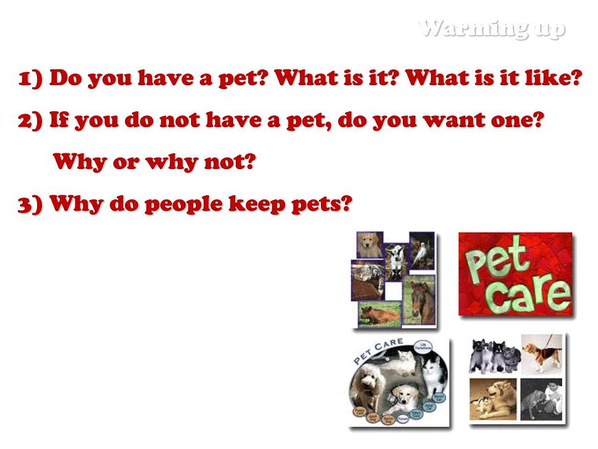 牛津版(深圳廣州)八年下冊第六單元課件Unit 6 Pets reading 1第3頁