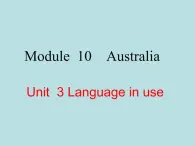 英语外研版九年级上册同步教学课件module 10 unit 3 language in use