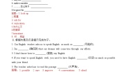 2020-2021学年Module 1 How to learn EnglishUnit 1 Let's try to speak English as much as possible.练习