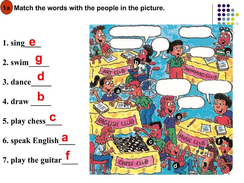 初中英语七年级下册unit 1 can you play the guitar period 1课件08