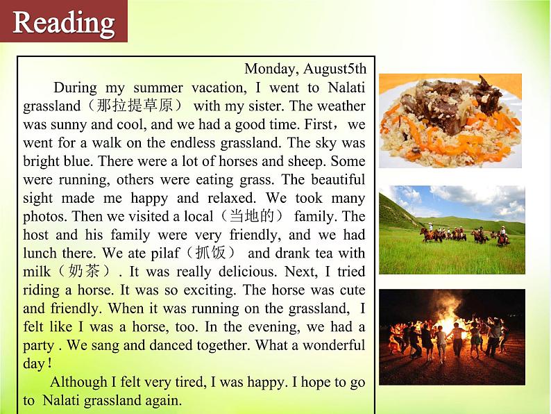 八年级上Unit 1 Where did you go on vacation Section B Writing课件06