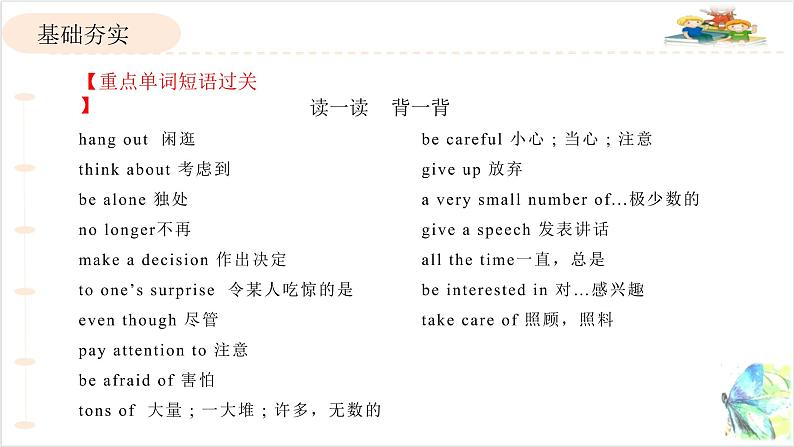 人教版英语九年级Unit 4重点知识复习课件第4页
