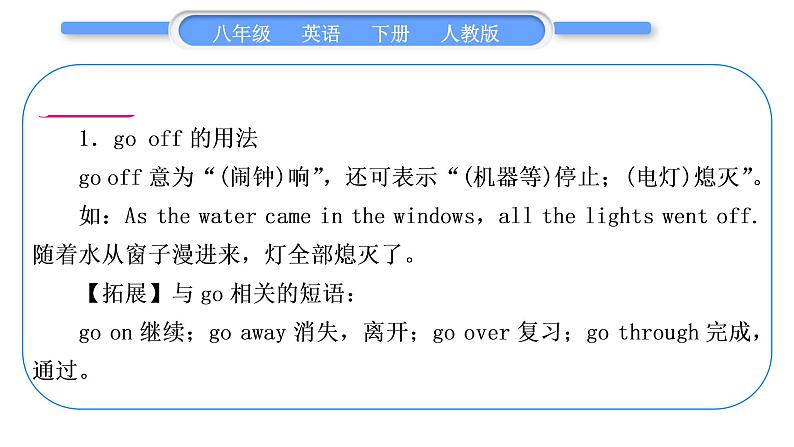 人教版八年级英语下Unit  5 What were you doing when the rainstorm came 第1课时 Section A (1a-2d)习题课件02