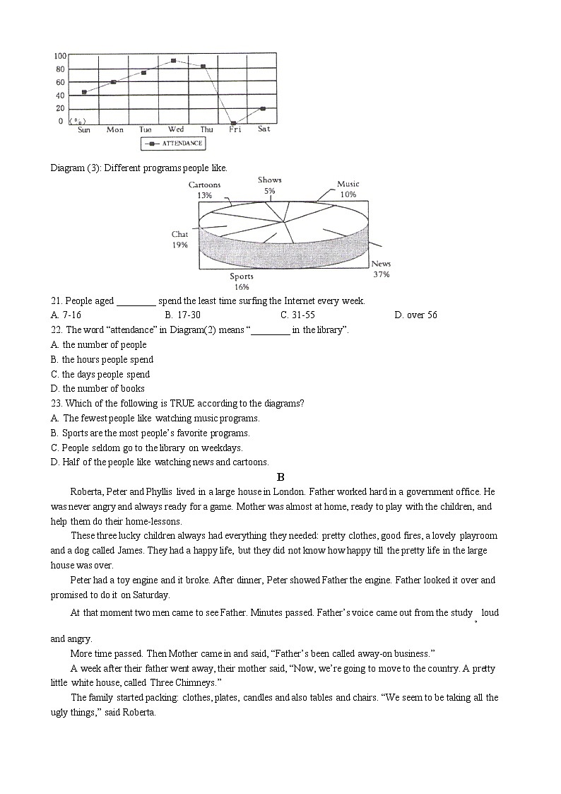 苏州新区实验初中2021-2022学年九年级上学期期中考试英语试题(含解析)第3页