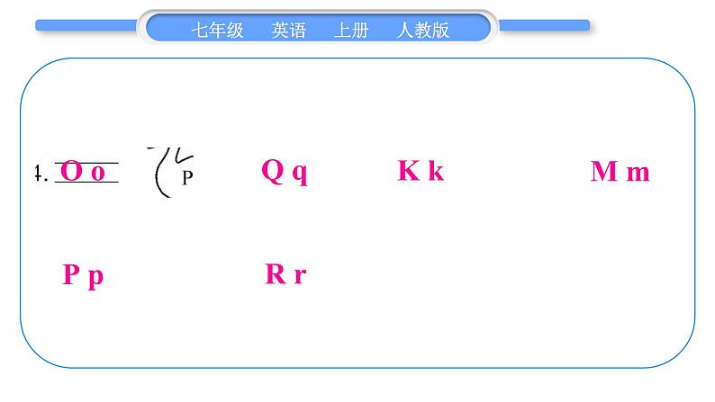 人教版九年级英语上Starter Unit 2 What's this in English第1课时 (1a-2e)习题课件07