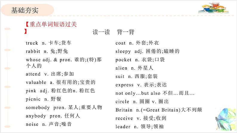 人教版英语九年级Unit 8重点知识复习课件02