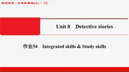 牛津译林版九年级英语上unit8 Integrated skills & Study skills习题课件ppt