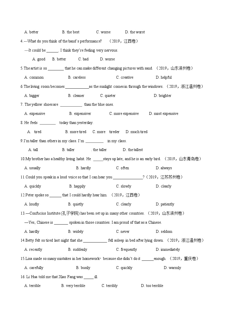 3.6 Unit 3 Language in use（练习）03