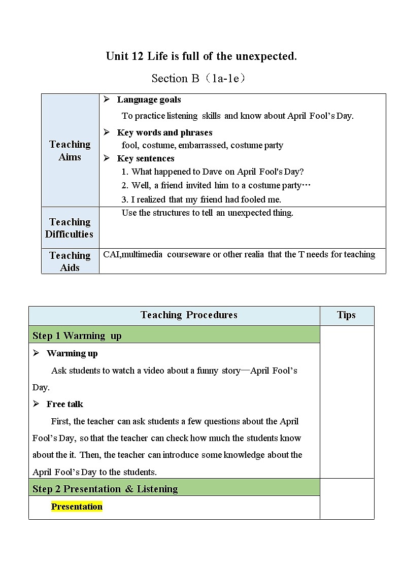 Unit 12 Section B (1a-1e)第1页