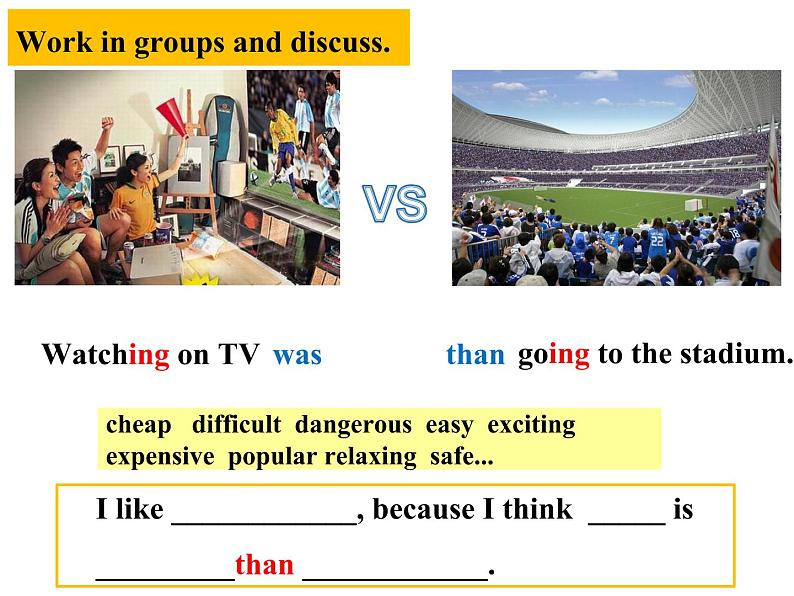 八年级上册Module 3 Sports. Unit 1 Nothing is more exciting than playing tennis.课件06