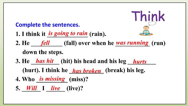 Module 5 Look after yourself Unit 3 Language in use. 课件+音频+练习05