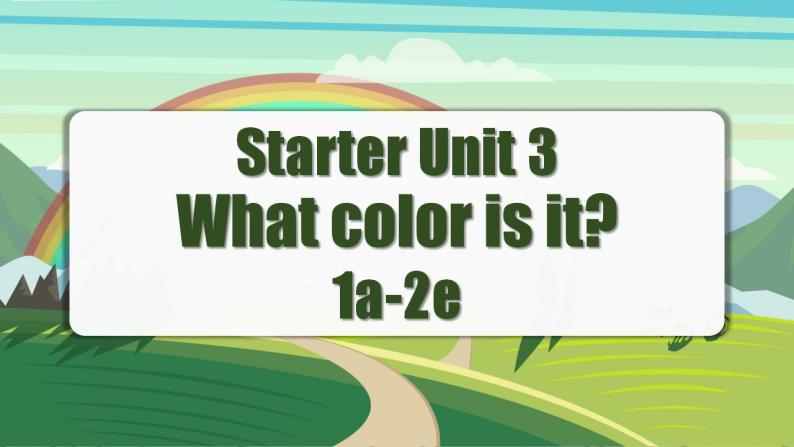 Starter Unit3 第1课时 (1a-2e)  课件 -人教版英语七年级上册01