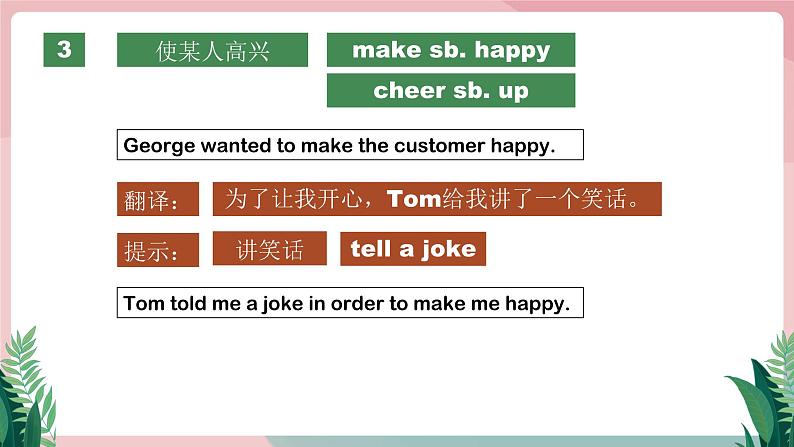 人教新目标(Go for it) 版九年级全册Unit6 Section B 短语复习课件第4页
