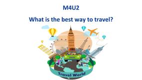 初中英语外研版 (新标准)八年级上册Unit 2 What is the best way to travel.评课课件ppt