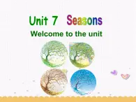 Unit7 Seasons Welcome to the unit课件 译林版英语八年级上册