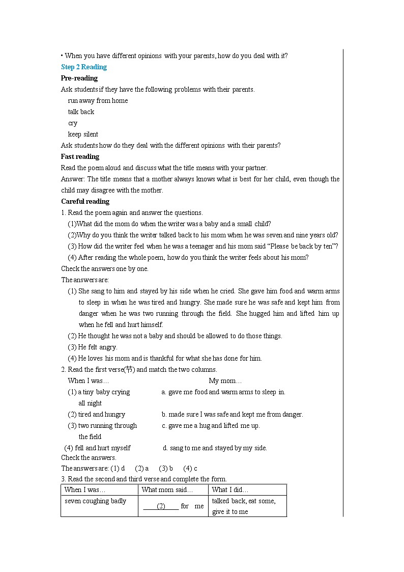 UNIT 7 Section A(3a—4c)第2课时第2页