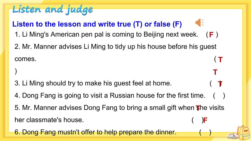 UNIT8 Lesson 47 Good Manners（課件PPT）第8頁