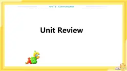 冀教版英语九年级下册 Unit 9 Unit Review 课件