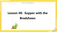 初中冀教版Lesson 48 Supper with the Bradshaws背景图ppt课件