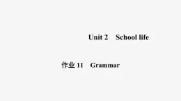 牛津译林版八年级英语上unit2 grammar习题课件ppt