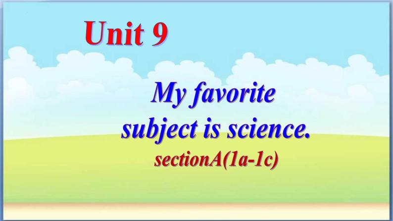 Unit9 SectionA 1a—1c 课件 2022-2023学年人教版七年级英语上册01