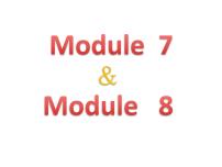 Moudles7-8复习课件2022-2023学年外研版八年级英语上册