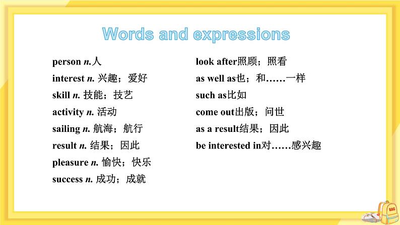 Module 6 Hobbies Unit 2 Hobbies can make you grow as a person(课件+教案+练习)03
