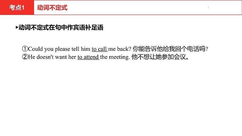 中考总复习英语(河北)第二部分 语法专题过关11.专题十一·非谓语动词课件第6页