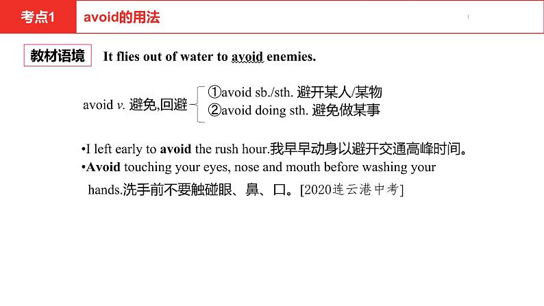 中考总复习英语(河北)第一部分 考点知识过关第十讲·八年级下 Unit 3—Unit 4课件第4页
