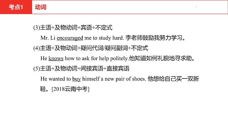 中考总复习英语(河北)第二部分·专题八·动词和动词短语课件第6页