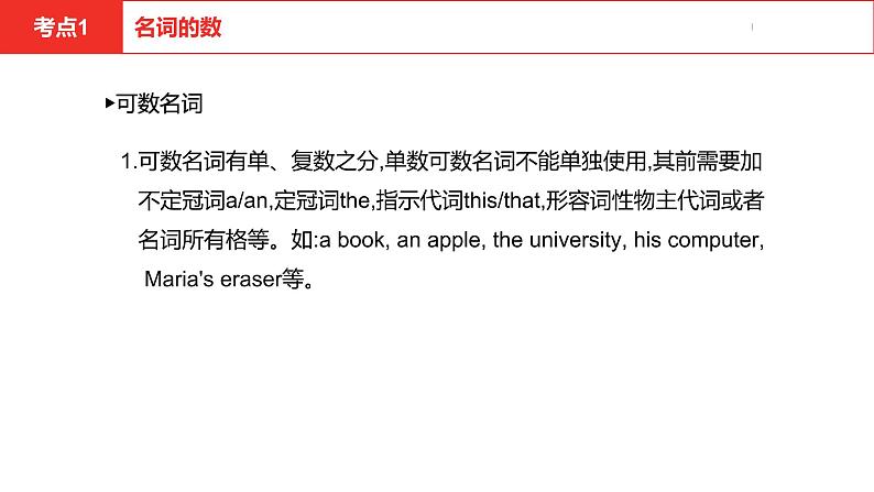 中考总复习英语(河北)第二部分·专题一·名词课件第4页