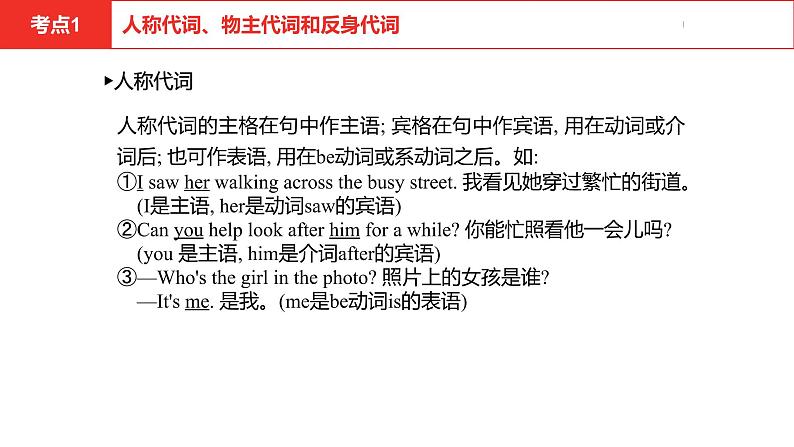 中考总复习英语(河南)第二部分·专题三·代词课件第5页
