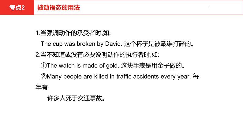 中考总复习英语(河南).第二部分·专题十·语态课件PPT07