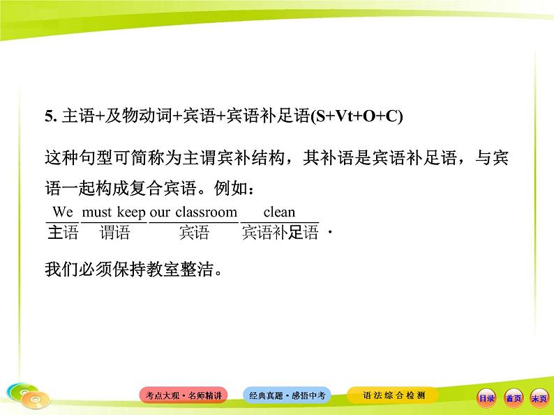 (语法专项案)十七 简单句的五种基本类型课件PPT第7页
