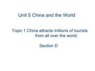 Unit5Topic1SectionD课件2021-2022学年仁爱版英语九年级下册