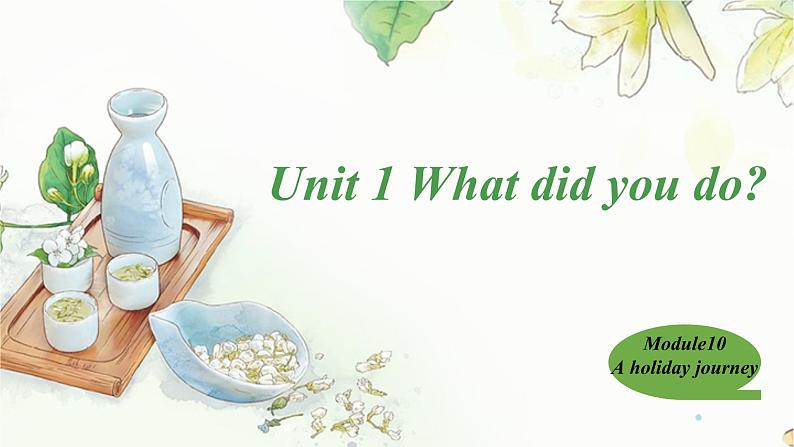 Module10 A holiday journey Unit 1 What did you do课件02