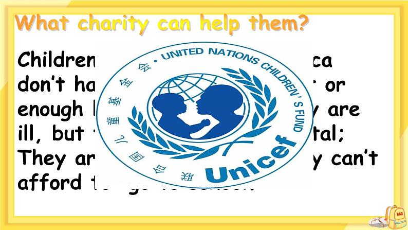 Unit 7 International Charities Integrated skills & Study skills(课件PPT+课件+练习)07