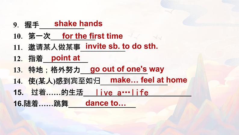 【期末高分必备】人教版英语 九年级上学期——Unit9-Unit10(复习课件)第5页