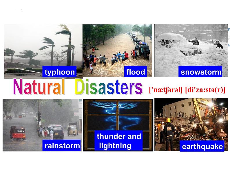 Unit8 Natural disasters welcome to the unit 课件2022-2023学年牛津译林版英语八年级上册第5页