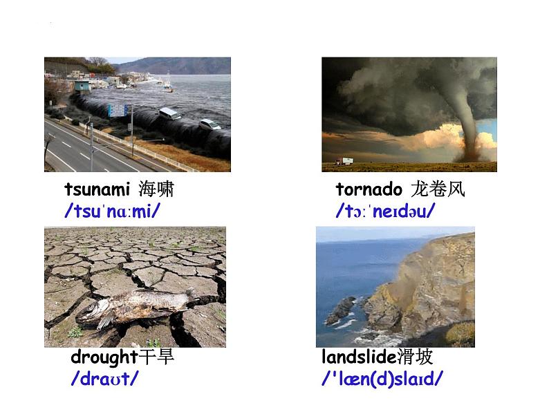 Unit8 Natural disasters welcome to the unit 课件2022-2023学年牛津译林版英语八年级上册第6页