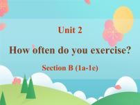 英语八年级上册Unit 2 How often do you exercise?Section B集体备课课件ppt