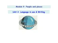 Module 9 People and places Unit 3 Language in use.课件 2022-2023学年外研版七年级英语上册