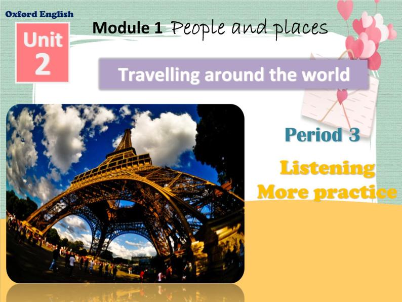 Unit 2 Travelling around the world-Period Listening More practice 课件01