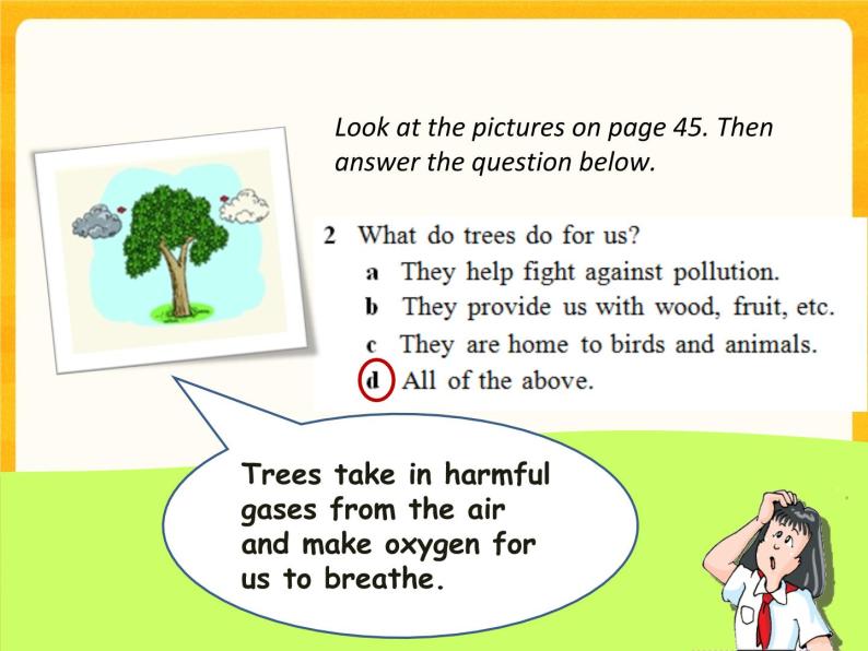 Unit 4 Save the trees-Period Reading 课件06
