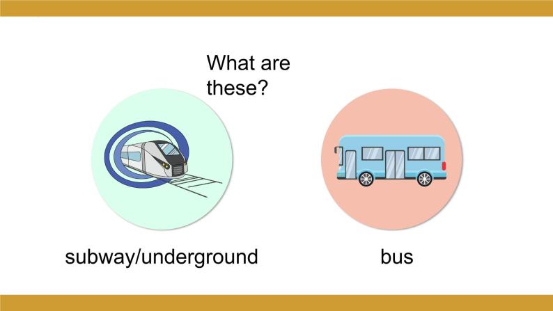 Unit 5 Our school life Topic 1 I usually come to school by subway Section A 课件2022-2023学年仁爱版英语七年级下册03